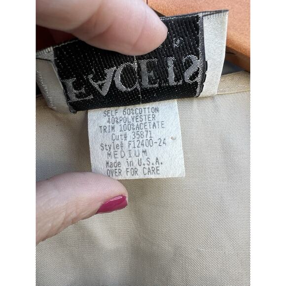 Vintage Tapestry Vest Womens Medium Noahs Ark Sunday School Church 90s - Picture 7 of 10